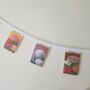 French Flower Seed Packet Fabric Bunting Decoration, thumbnail 8 of 9