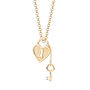 Gold Plated Heart Shaped Padlock And Key Necklace, thumbnail 6 of 7
