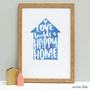 Personalised Love Builds… New Home Print, thumbnail 5 of 11