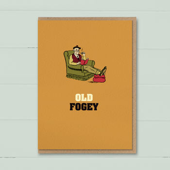 Funny Birthday Card ‘Old Fogey’, 3 of 4