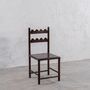 Tarang Dining Chair | Scallop Design Chair | Solid Wood, thumbnail 3 of 7