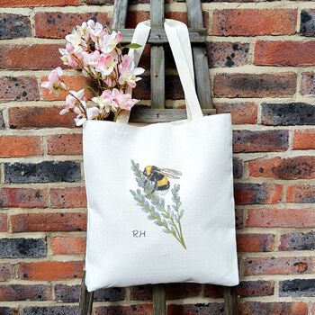 Personalised Bee Tote Bag, 9 of 9