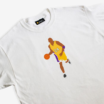 Kobe Bryant La Lakers Basketball T Shirt, 4 of 4