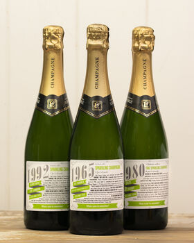 Year To Remember Personalised Champagne, 3 of 4