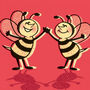 Funny ‘Bee’ My Valentine Card, thumbnail 2 of 5
