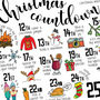 Personalised Christmas Advent Calendar Print, thumbnail 5 of 6