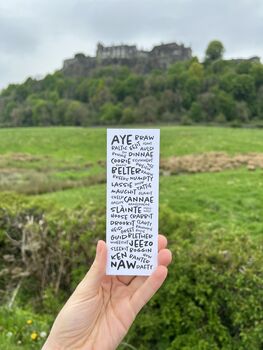 Scottish Words Bookmark, 2 of 3