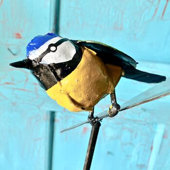 Hanging Bluetit Bird Feeder Art125, 8 of 9
