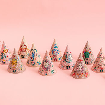 Leo Zodiac Star Sign Party Hats, 2 of 4