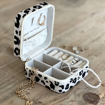 Leopard Print Jewellery Box With Hidden Message, 2 of 4