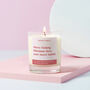 Merry Christmas Gift Soy Candle Love Your Secret Santa, thumbnail 1 of 2