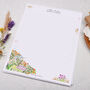 A4 Personalised Letter Writing Paper With Bold Florals, thumbnail 3 of 5