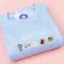 Brunch Club Embroidered Sweatshirt, thumbnail 1 of 6