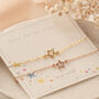 Gold Star Chain Bracelet, thumbnail 3 of 11