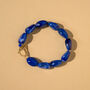 Chunky Blue Beads Toggle Bracelet, thumbnail 2 of 3