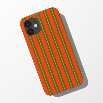 Candy Stripe Phone Case Durable iPhone Samsung Mobile Cover, 9 of 12