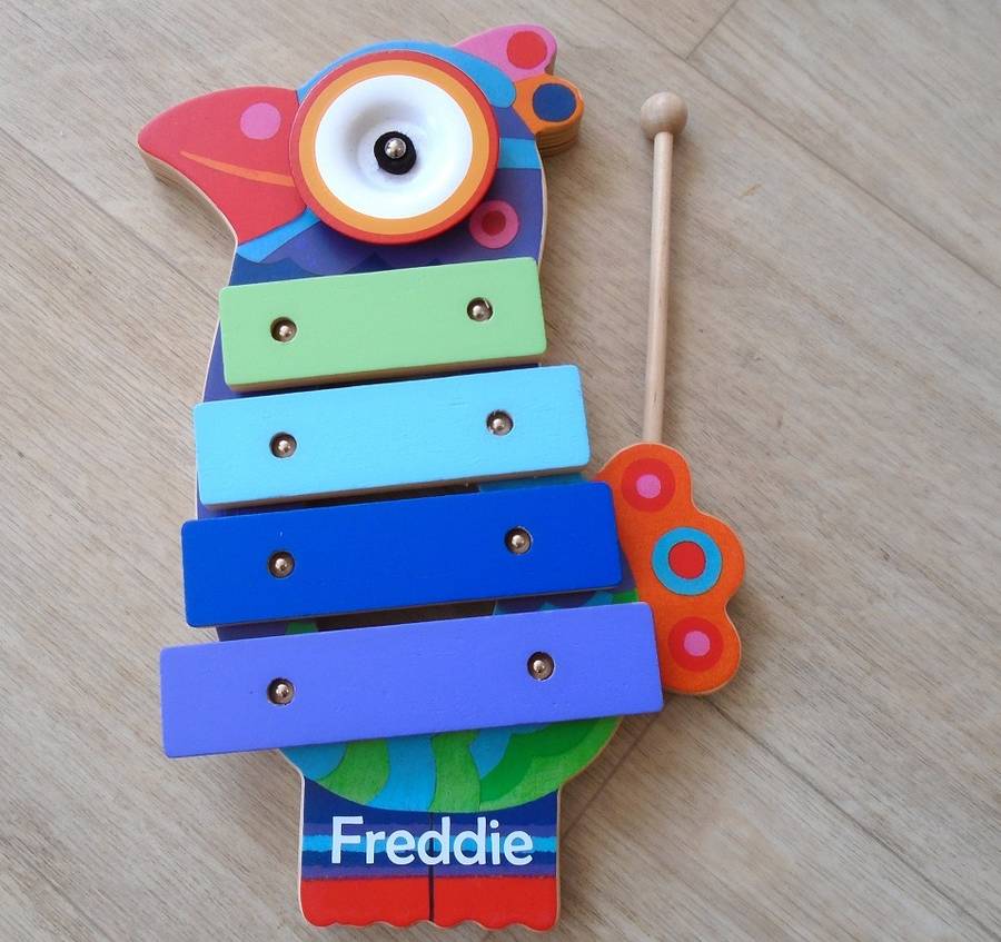 wooden bird xylophone by harmony at home children's eco boutique