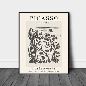 Picasso Butterfly And Bee Set Of Two Art Prints, 3 of 4