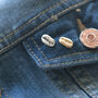 Coffee Bean Pin On Bespoke Coffee Themed Gift Card, thumbnail 1 of 12