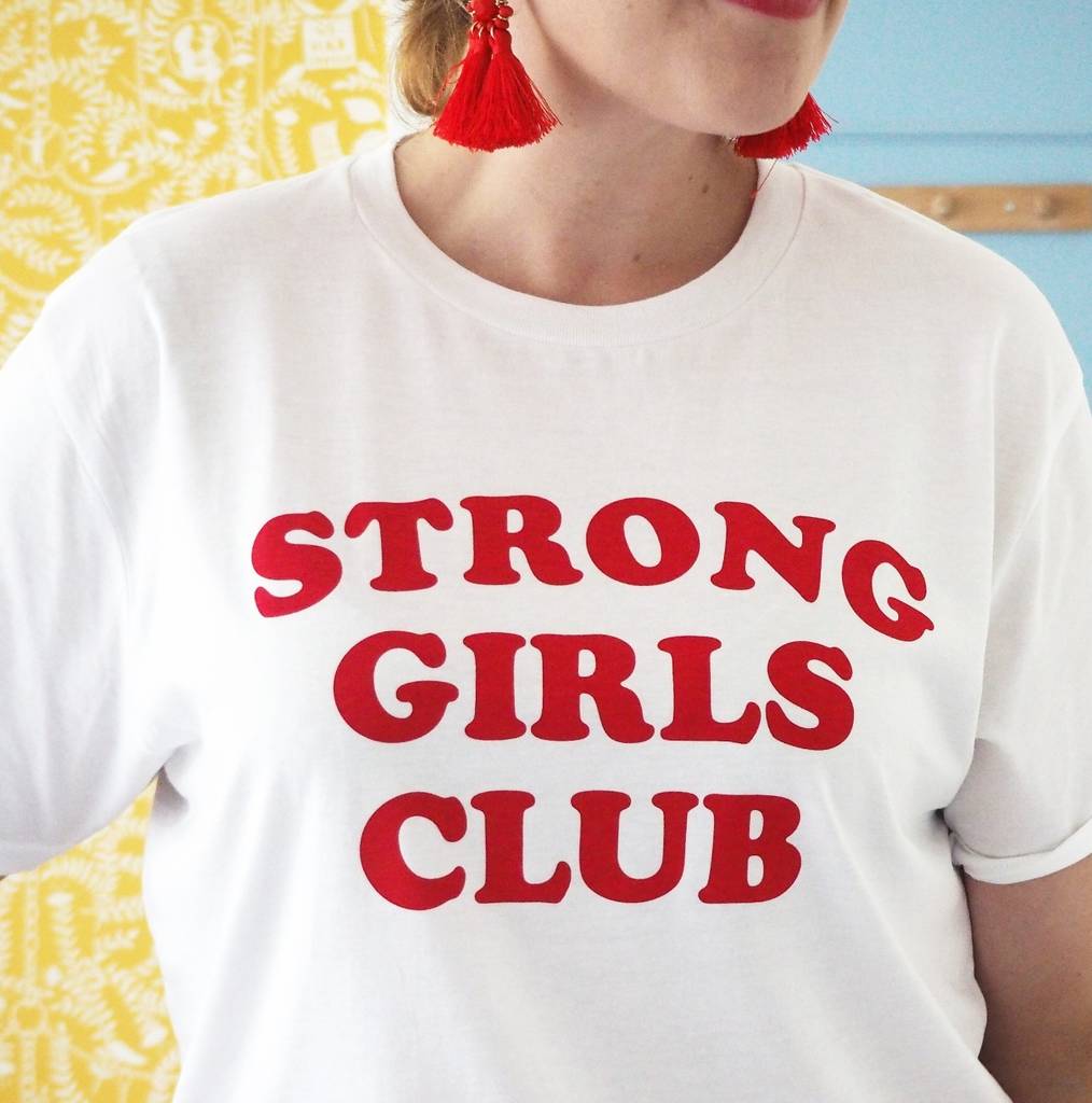 'Strong Girls Club' Classic T Shirt, 1 of 2