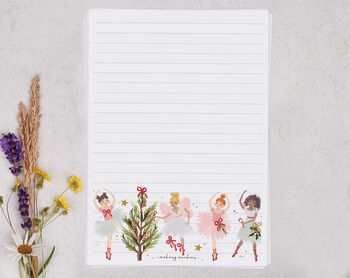 A5 Xmas Nutcracker Letter Writing Paper And Envelopes, 2 of 7