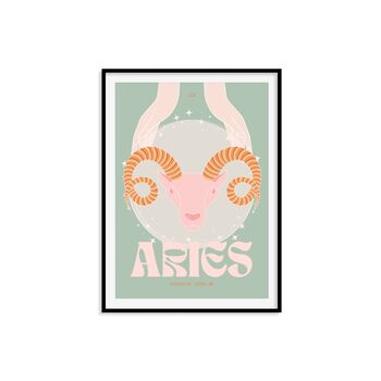 Aries Zodiac Print, 10 of 11