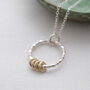 40th Gold And Silver Birthday Necklace, thumbnail 2 of 10