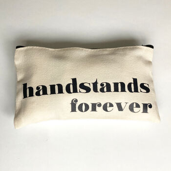 'Handstands Forever' Gymnastics Pencil Case Bag, 3 of 4