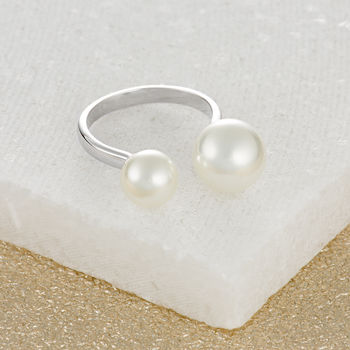 Modern Pearl Ring, 7 of 7