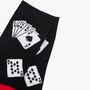 Men's Poker Playing Cards Bamboo Socks, thumbnail 3 of 4