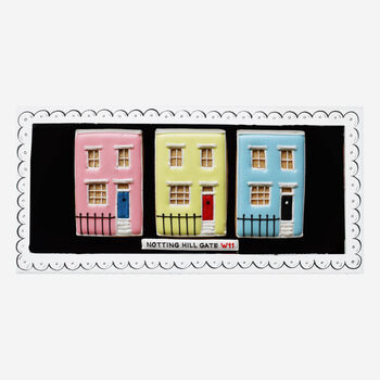 Biscuiteers Hand Iced Portobello Road Letterbox Biscuits, 2 of 2