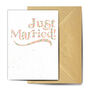 Just Dotting Married Plantable Congratulations Card, thumbnail 2 of 3