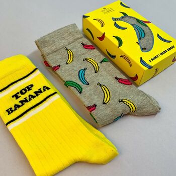 Top Banana Socks Gift Set Of Two, 2 of 4