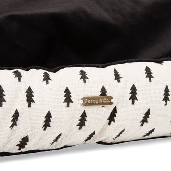 The Balmoral Black And White Fir Tree Pet Bed, 9 of 10