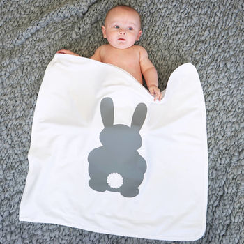 Bunny Rabbit Baby Sleepsuit, 6 of 10