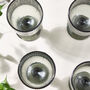 Palermo Set Of Four Grey Ribbed Wine Glasses, thumbnail 6 of 7
