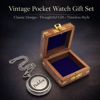 Personalised The Titanic Pocket Watch With Case – Meaningful Birthday And Anniversary Keepsake, 10 of 12