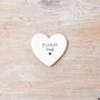 'Pocket Hug' Porcelain Heart Token, thumbnail 1 of 2