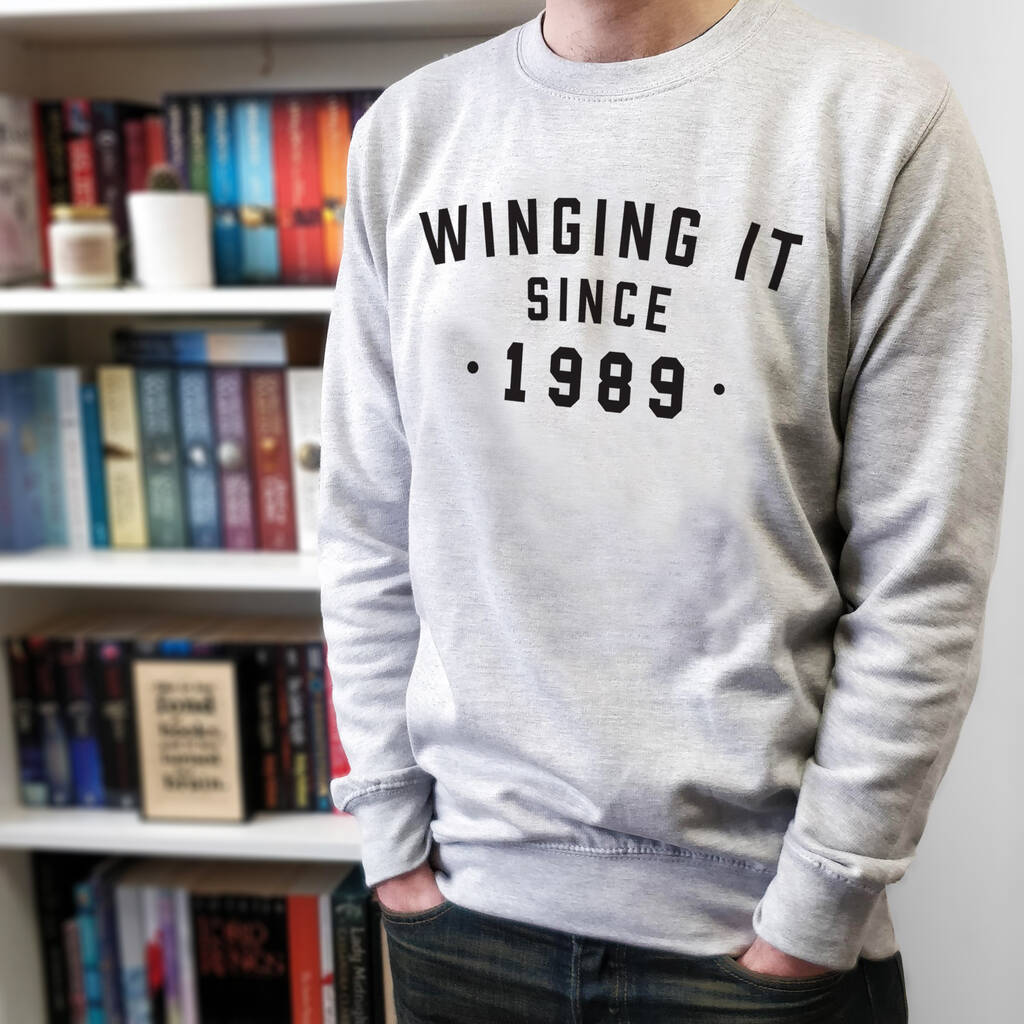 Winging It Personalised Father's Day Sweatshirt, 1 of 3