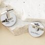 Sixpence 1954 70th Birthday Coin Cufflinks, thumbnail 4 of 11
