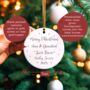 Merry Christmas Grandparents From The Bump Decoration M, thumbnail 3 of 5