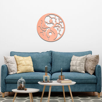 Yin Yang Tree Of Life Wooden Wall Art Circular Harmony, 5 of 9