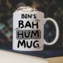 Personalised Christmas Bah Humbug Mug, thumbnail 5 of 7