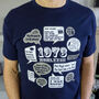 'Events Of 1973' 50th Birthday Gift T Shirt, thumbnail 2 of 5