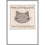 Personalised Cat Birthday Card For Him, thumbnail 8 of 12