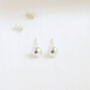 Sterling Silver Pebble Stud Earrings, thumbnail 2 of 2