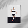 Aleksandar Mitrovic Fulham Football Poster, thumbnail 3 of 3