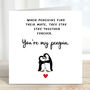 You're My Penguin Anniversary Card, thumbnail 2 of 3