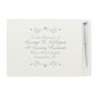Personalised Sentiments Guest Book And Pen, thumbnail 5 of 7