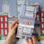 New York Christmas Tea Towel, thumbnail 4 of 5